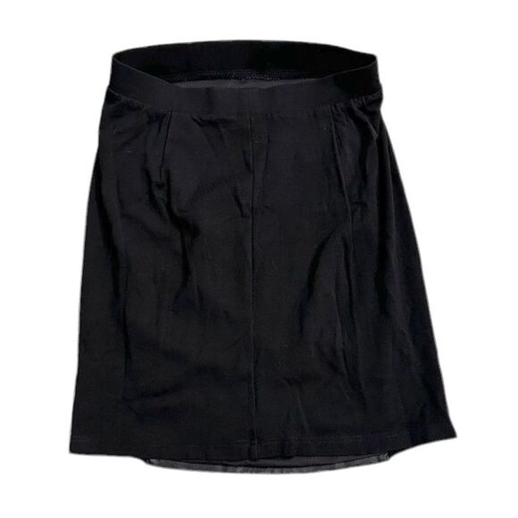 41 Hawthorn Women's Black Pull-On Leather Peeble Pattern‎ Mini Tube Skirt Size S - Picture 2 of 6